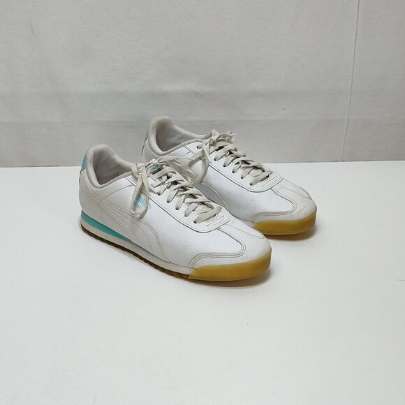 Puma Roma Leather Low-Top Sneakers 364544 Women's Size 7C All Day Performance - Picture 1 of 9